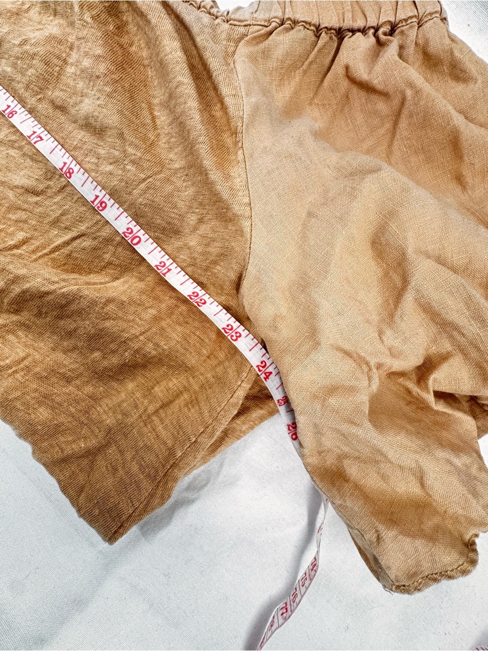 Chico's Tan Off-Shoulder Peasant Tunic - Picture 6 of 7